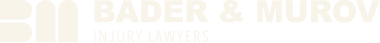 Logo with a stylized monogram beside the text BADER & MUROV